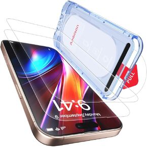 Ambison for iPhone 16 Pro Max Matte Screen Protector, [One-Pull Installation＆Anti-Glare] 9H+ Durable, Powerful Scratch Resistance Tempered Glass Screen Cover for iPhone 16 Pro Max 6.9inch 2024, Smooth as Silk,2 Packs