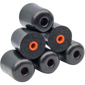 Klowcok Memory Foam Foam Lips Replace for Earphones and Ear Buds. نصائح الأذن حجم 2.5 مم لسماعات الرأس في الأذن مع نصائح 3-4 مم. 3 أزواج مع S/M/L ، الأسود
