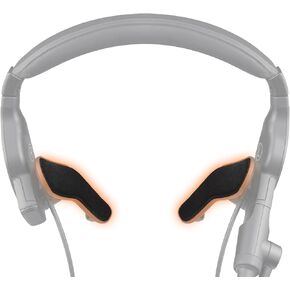 SOULWIT Nano Cloth ProFlight Side Cushions for Bose ProFlight Series 1/2 Aviation Headset, Replacement Head Pads Cover with High Density Foam, Durable - Black