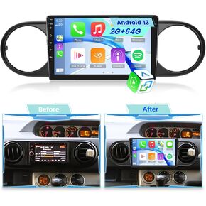 [2G+64G] for Toyota Scion xB Radio 2007-2019, Android 13 Car Stereo with 9 inch Touch Screen, Carplay/Android Auto/1080P/Bluetooth/WiFi