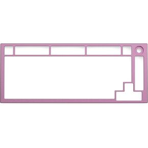 Glorious Top Frame for GMMK PRO - 75% Keyboard with Knob Gaming - Aluminum Mounting Frame for Custom Mechanical Keyboard for PC Gaming and Programming (Prism Pink)