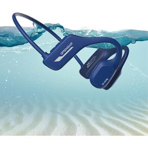 Waterproof Bone Conduction Headphones Swimming Open Ear Headphones Wireless Bluetooth Induction Bone Conducting Conduction Earbuds Headset Earphones Head Set Waterproof Open Ear Earbuds