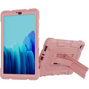 case for Samsung Galaxy Tab A7 Lite 8.7 Inch 2021, with Kickstand, Anti-Slip Silicone and Shockproof Rugged for Samsung Galaxy Tablet a7 lite case for Kids (Rose Gold)
