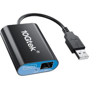 Ipolex USB3.0 to SFP 1000Mbps Gigabit Ethernet Adapter, Compatible with Windows, Linux, MAC OS