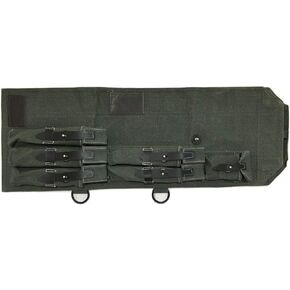 Canvas & Leather German WWII MP 40/MP40 Carry Case for MP40 Schmeisser With Push Lock Closure & Individual Compartments for MP 40/MP40 - Grey