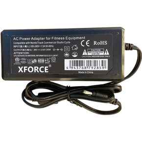 36V AC Adapter Power Supply Compatible with NordicTrack Commercial S15i Studio Cycle