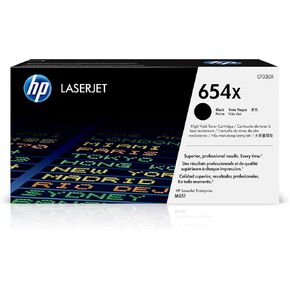 HP 654X Black High-yield Toner Cartridge | Works with HP Color LaserJet Enterprise M651 Series | CF330X