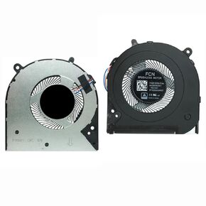 Fleshy Leaf CPU Cooling Fan Replacement for HP 14-CF 14-CF0012DX 14-CK 14-cm 14-DK 14-MA 14S-DP 14S-DK 240 G7 246 G7 240G7 246G7 340G5 348G5 TPN-I130 TPN-I135 Series 6033B0062401 L23189-001
