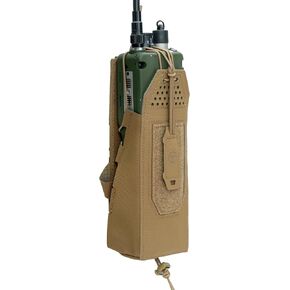Tactical Universal Radio Holster Military Heavy Duty Holder Case for Two Way Walkie Talkie Nylon Pouch for PRC148/152 MPU5