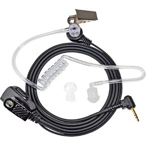 HYS Surveillance Earpiece with mic, T460 T800 T400 2 Way Radio Push to Talk Headset for Motorola Walkie Talkies Single pin T200TP T260 T402 T465 T600 T605 FRS/GMRS Talkabout Radio