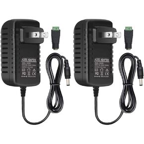 12V 2A 24W Power Supply AC 100V-240V to 12V 2A Adapter Wall Mounted 12V Switching for DC12V CCTV Camera LED Strip Light rc Balance Charger