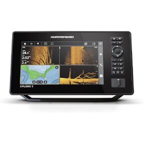 Humminbird XPLORE 9 GPS Fish Finder with Transducer, MEGA Side Imaging+ & HD Touchscreen Display