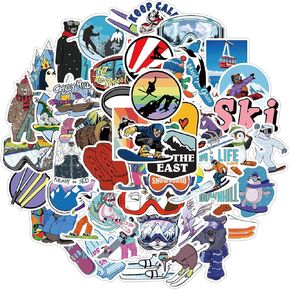 50PCS Snake Stickers Pack Party Favors Waterproof Vinyl Cute Snake Stickers Cartoon Laptop Decals for Laptop Water Bottles Skateboard Computer Scrapbook