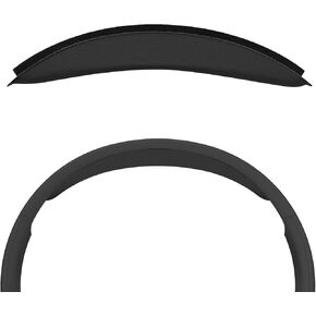 Geekria Protein Leather Headband Pad Compatible with Edifier W820NB Plus, W820NB, Headphones Replacement Band, Headset Head Top Cushion Cover Repair Part (Black)