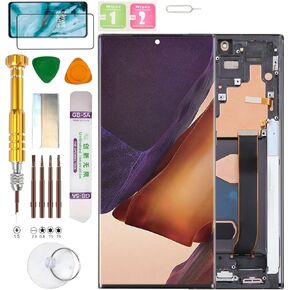 (Without Fingerprint) LCD Display Assembly for Samsung Galaxy Note20 Ultra 5G (Note 20 Ultra) SM-N986U, SM-N986U1, SM-N986B, SM-N986W, SM-N9860, SM-N986N, SC-53A Screen Replacement kit (Black)
