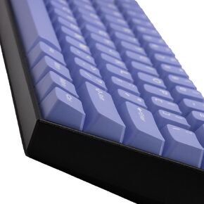 TAI-HAO OEM Profile/Color:Blurple Keycaps 130 ANSI and ISO Layout Compatible with All MX Types Keyboards 6U/6.25U/7U (61/87/104/108+1.75u+2u Shift Key+1.5u Ctrl/Alt+ UK ISO Keys) Custom Keycap Set