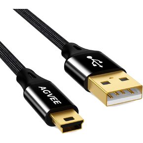 AGVEE 2 Pack 6.6ft Camera IFC-400PCU USB Data File Transfer AV Out Digital Cable Cord for Canon Rebel EOS T1i T2i T3 T3i T4i T5 T5i T6 T6i T6s T7i, PowerShot/DSLR Cameras & Vixia Camcorders, Black