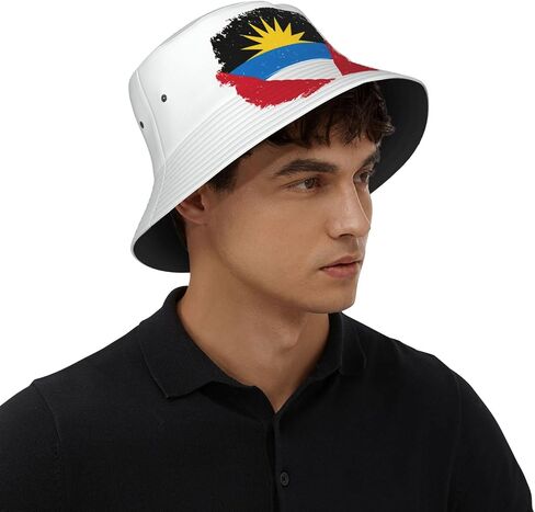 Antigua and Barbuda Flag Bucket Hat Women Men Flag Hat Summer Travel Beach Sun Hats for Women Men in Saudi Arabia