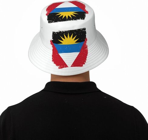 Antigua and Barbuda Flag Bucket Hat Women Men Flag Hat Summer Travel Beach Sun Hats for Women Men in Saudi Arabia