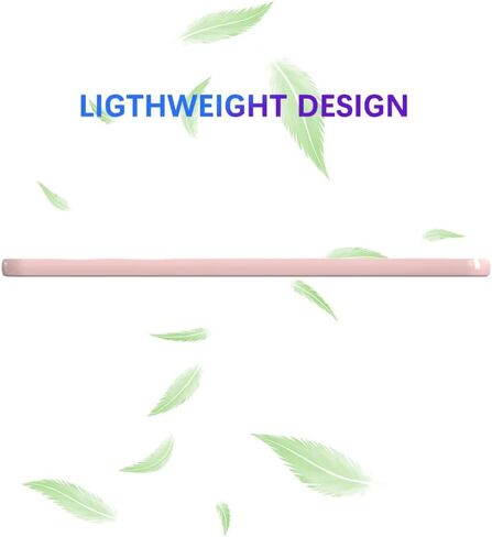 Callyue Slim Case for iPad Air 6th/5th/4th Generation 10.9 Inch 2024/2022/2020, Ultra Thin Lightweight Matte Soft Flexible Frosted TPU Skin Bumper Back Cover Shell, Pink in Kuwait