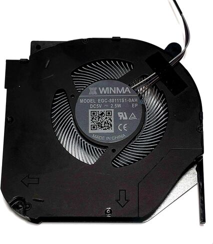 بُعزِّم بُعزِّم جديد لوحدة المعالجة المركزية الأصلية (GPU) استبدال مروحة التبريد لـ Tongfang GM7AG0M ، لـ XMG NEO 16 (E23 2023) ، P/N: EGC-80111S1-0AH GM7AG0M in Kuwait