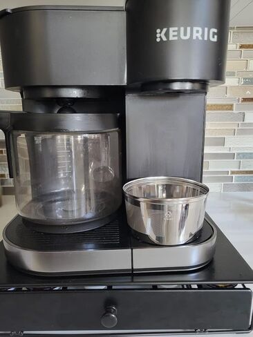 Reusable Coffee Filter Basket with Measurement Lines, Stainless Steel Permanent Metal Coffee Filter, Compatable with Many Standard Coffee Makers. in Saudi Arabia
