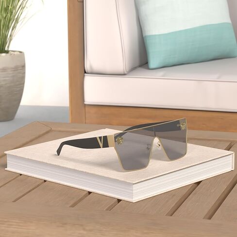 Allarallvr Oversized Square Sunglasses For Women Men Vintage Trendy Classical Gafas De Sol Para Mujer Sun Glasses AR82087 in Saudi Arabia