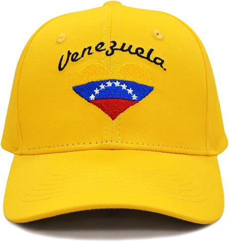 Venezuelan Hats Embroidered Flag Baseball Cap Unisex Gorras Adjustable Sport Saps for Women and Men in Saudi Arabia