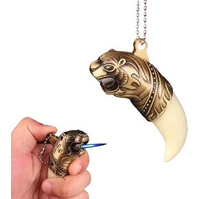 Cool Lighter, Windproof Torch Lighter, Tiger Cool Design, Refillable Butane Lighter, Torch Lighter, Refillable Butane Windproof Lighter, Jet Torch Lighter, Birthday Gift, Men's Gift. (No Gas)