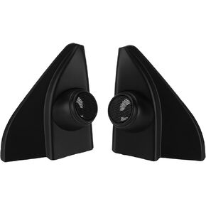 Fydun 2PCS Car Tweeter Speaker Cover Trim Black Speaker Decor Plug and Play Replacement for Fortuner 2016