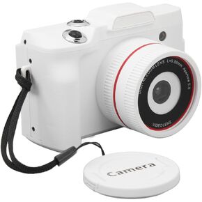 Digital Camera for Photography Beginner, 16MP Vlogging Camera 16X Digital Zoom, Flip Screen Compact Travel Camera with SD Card Slot, 1080P Video Recording Camera
