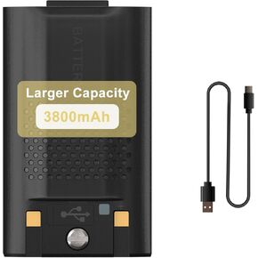 BAOFENG UV-17 Pro GPS Battery 3800mAh Big Capacity USB-C Charging Li-ion Battery for UV-17R Radio with Type-C Cable
