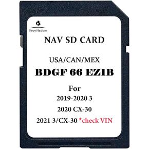 Updated GPS Navigation SD Card | Compatible with Ma-da 3(2019-2020), CX-30(2020), Ma-da 3/CX-30(2021*Check VIN) | USA/CAN/MEX GPS Maps Update
