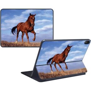 MightySkins Skin Compatible with Apple iPad Pro Smart Keyboard 12.9" (2018) - Horse - Protective, Durable and Unique Vinyl Decal wrap Cover - Easy to Apply and Change Styles - Made in The USA