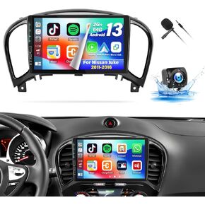 Unitopsci 2g+64g Android 13 Car Radio for Nissan Juke 2011-2016 مع شاشة Android Android اللاسلكية ، شاشة تعمل باللمس بحجم 9 بوصات ، Bluetooth/GPS/WiFi/FM/RDS ، USB/Type-C ، AHD Camera/SWC/MIC in Kuwait
