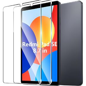 [2 Pack ] Screen Protector Designed for Xiaomi Redmi Pad SE 8.7 Inch,Tempered Glass Film,HD Clear,Anti-Scratch,Bubble Free