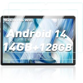 Screen Protector for EITOMIN D106 Android 14 Tablet 10 inch 2025 Tablet,Anti-Scratch 9H Hardness Touch Sensitive 2.5D Rounded Edges Bubble Free Easy to Install,2 Pack.