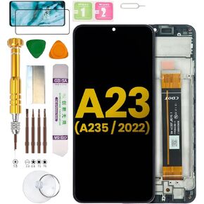 Original LCD Display Assembly for Samsung Galaxy A23 4G Version SM-A235F, SM-A235F/DS, SM-A235F/DSN, SM-A235M, SM-A235M/DS, SM-A235N Screen Replacement kit