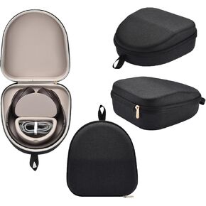 Storage case for Beats Studio Pro/Studio 3/Solo 4/3/2/Pro headsets, Portable Built-in Magnetic Design Gaming headsets Storage(Black)