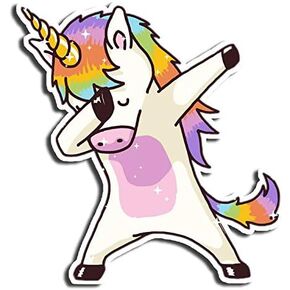 Rainbow Unicorn Sticker Dab Stickers Waterbottle Sticker Tumblr Stickers Laptop Stickers Vinyl Stickers