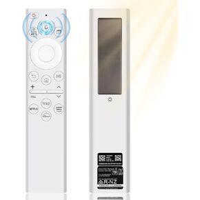 BN59-01391A Solar Voice Remote Replacement for Samsung TV Remote, Compatible with Samsung Smart TVs Ultra HD Neo QLED The Frame and Crystal UHD Series 2021-2023 Models (Solar White)