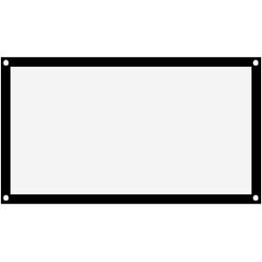HD Portable Projector Screen 16:9 Non-Crease Projector Movies Screen 40inch - 120inch Thicken Projection Curtain for Indoor Outdoor Home Theater Office Presentation Education(40in)