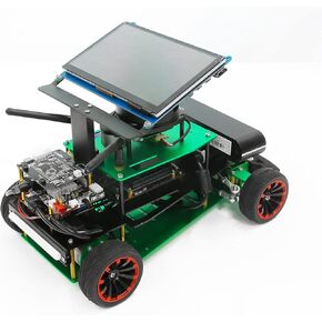 Yahboom Jetson Orin NX 8GB AI Robot Kit Professionally Programmable Ackerman Steering Structure ROS2 Robot Kit for Adults Python C+Language (R2 Ultimate Ver with Orin NX 8GB)