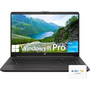 HP G9 Business Laptop, 15.6" FHD, Intel 6-Core i3-1315U Processor, 16GB RAM, 512GB SSD, Wi-Fi, Ethernet, USB-C, HDMI, Webcam, SD Card Reader, Windows 11 Pro, w/WOWPC 512GB Portable Hard Drive