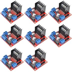 WWZMDiB 2 Pcs L298N Motor Driver Controller Board DC Dual H Bridge Module for Arduino Raspberry Pi Stepper Motor (8)