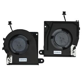 Replacement CPU and GPU Cooling Fan for DELL Alienware X17 X17 R1 X17R1 EG50061S1-C100-S9A DC12V 0.20A 6.5CFM 0J01R0 DC28000UKSL EG50061S1-C090-S9A DC12V 0.24A 9.1CFM 0W7KC4 DC28000UJSL Fan