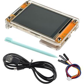 2.8-inch ESP32 Display with Acrylic case, ESP32-2432S028R 2.8'' Resistive Touchscreen, 240x320 Resolution TFT ILI9341 Driver LCD Module, WiFi+BT ESP32-WROOM-32 Development Board for Arduino IoT