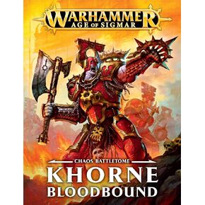 Warhammer 40K Age of Sigmar Chaos Battletome Khorne Bloodbound English