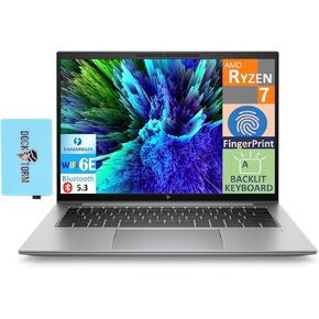 HP ZBook Firefly G10 Mobile Workstation 14.0" IPS FHD+ (Ryzen 7 PRO 7840HS (Beats i7-1355U), 32GB DDR5, 1TB PCIe SSD, Backlit KYB, FP, WiFi 6E, Win11P) w/AI Copilot, & DKZ USB Port Expander