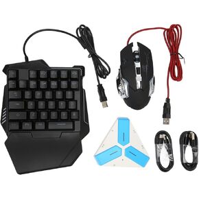 Mobile Game Converter, PUBG FireCall of Duty, RGB Backlit Keyboard, High Sensitivity Gaming Mouse, Screen Casting, While Playing